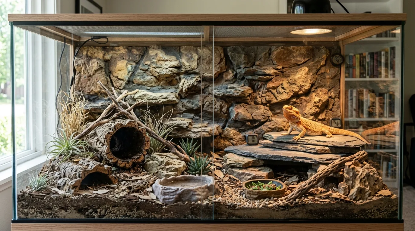 Rocky Background Terrarium